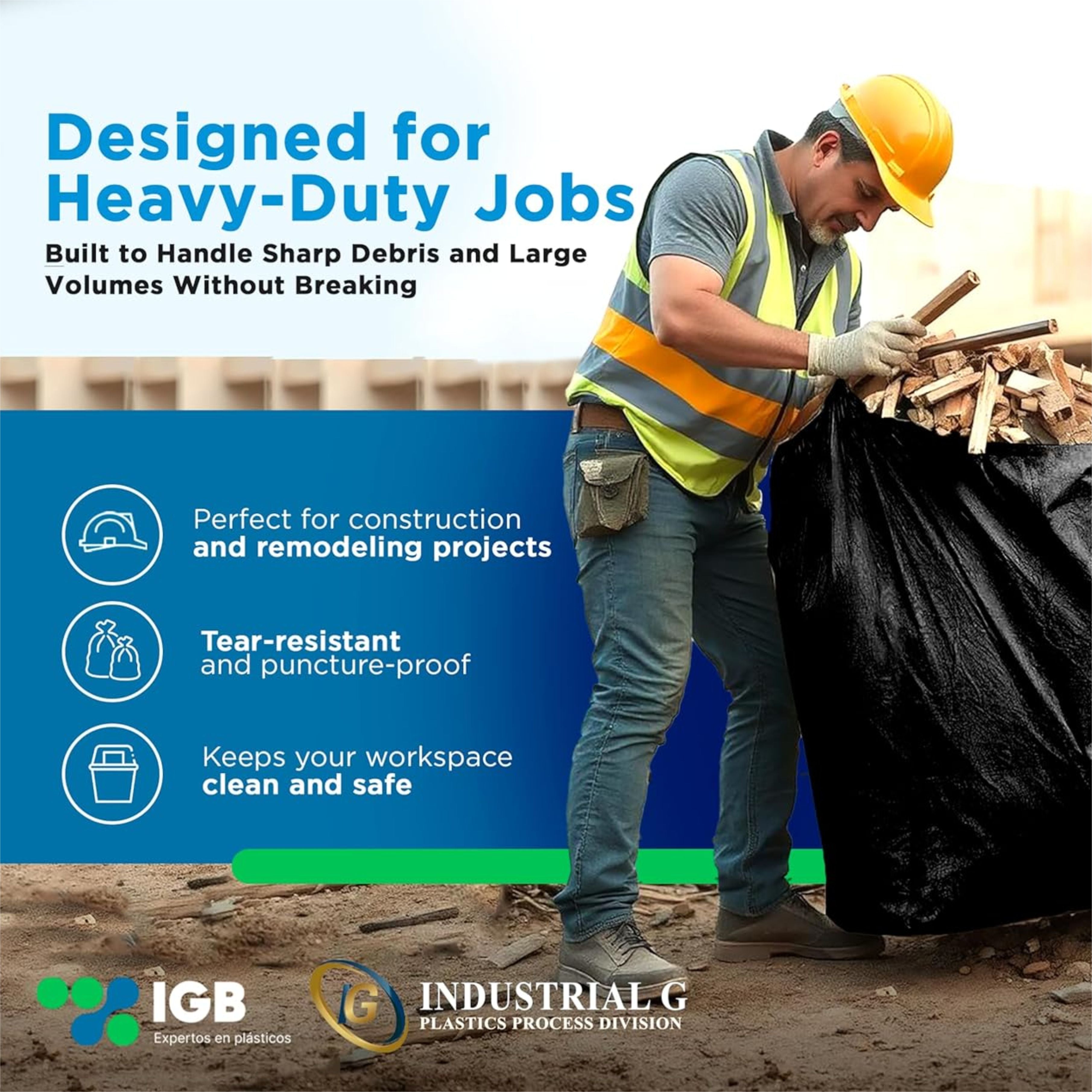 HEAVY DUTY GARBAGE BAGS