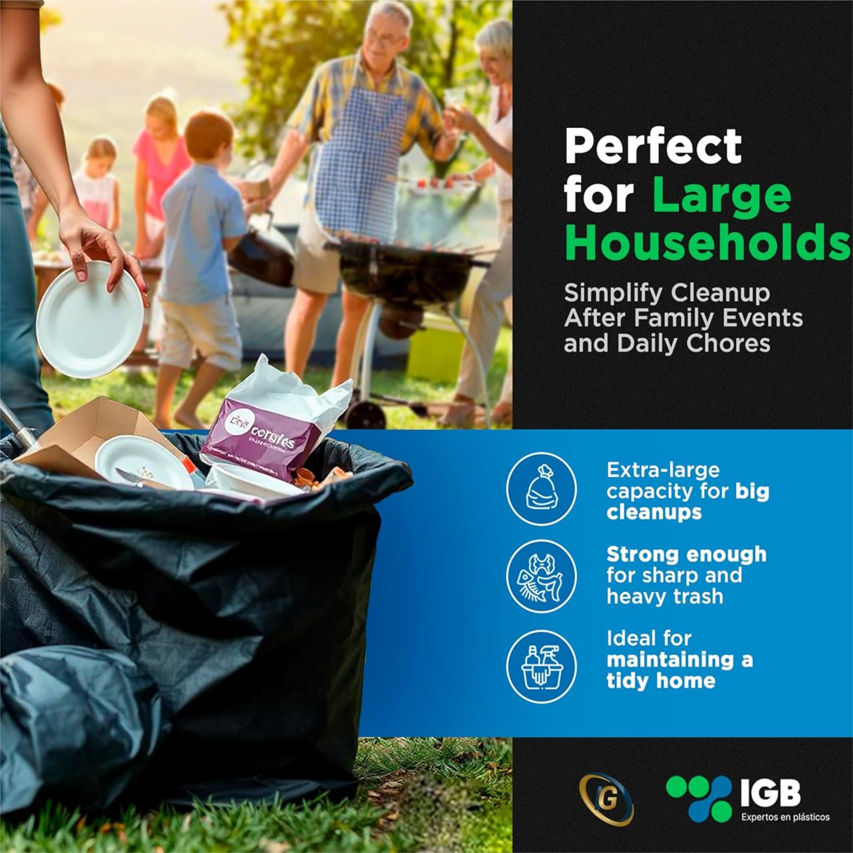 HEAVY DUTY GARBAGE BAGS